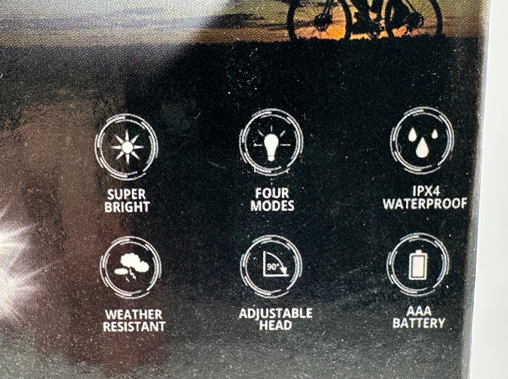 MAS MODO Recargable High Power 3-Light LED Waterproof Headlamp 3-Function