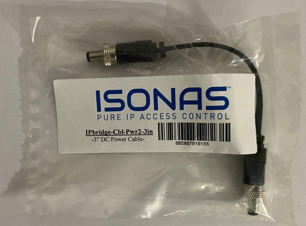 Isonas IP-Bridge Power Cable - 3" Network Cable (IPbridge-Cbl-Pwr2-3in)