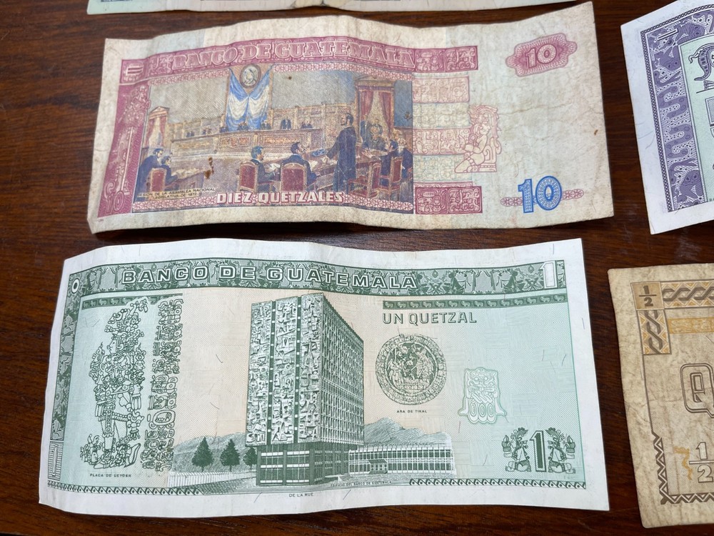 Guatemala 6 Banknotes Lot