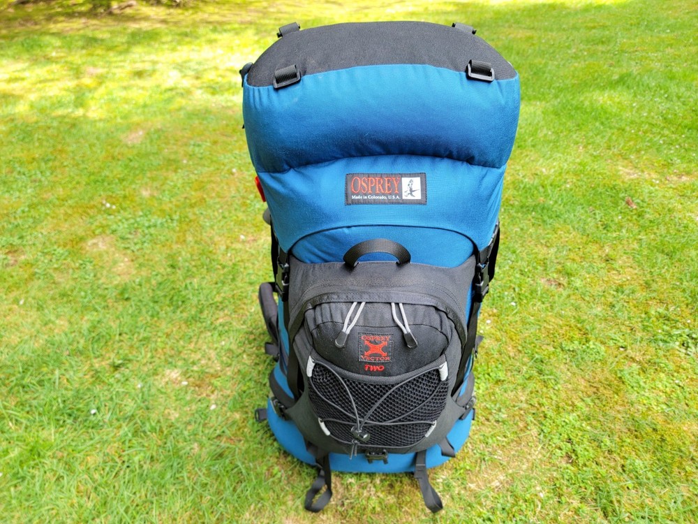 OSPREY 1990's Highlander Vector Two W/ 3L Bladder Internal Frame Hiking Backpack