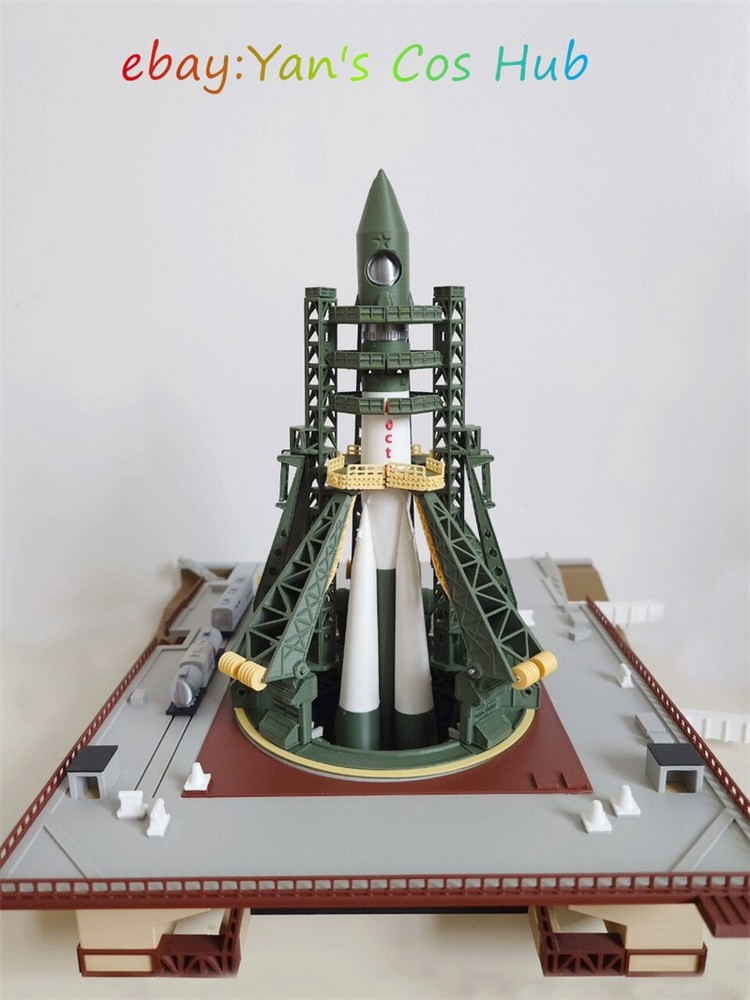 1:200 Scale Vostok Rocket Baikonur Launch Site 3D Printed Model