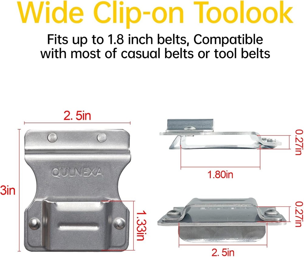 Clip On Tool Belt Drill Holder, Holder