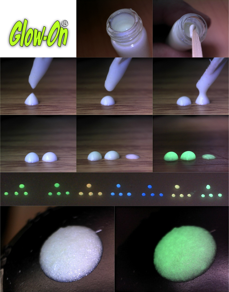 Glow-On ORIGINAL Glow Paint For Gun Sights, Fishing Lures 2.3 ml Vial. Bright!