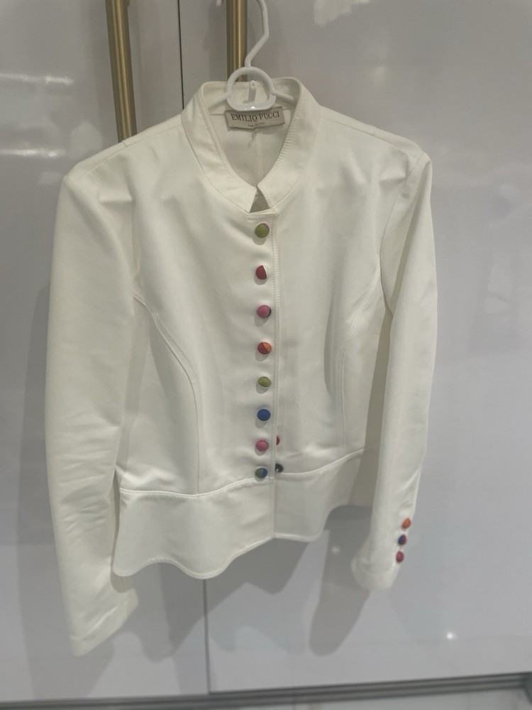 Pucci White Blazer Women’s Jacket Designer
