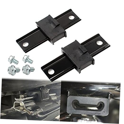 Black Muffler Hanger Bracket Exhaust System Muffler Saddlebag Support Brackets