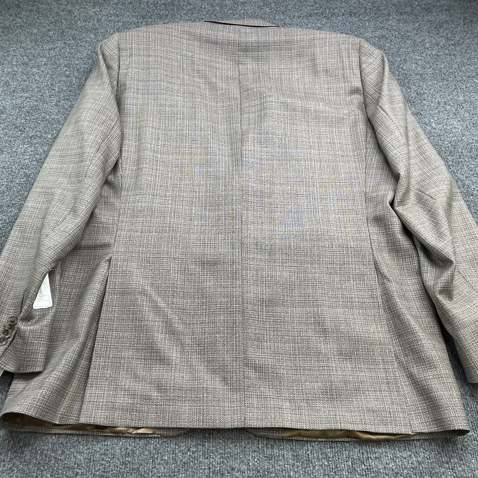 Jack Victor Luxor Sport Coat Super 110’s Wool Tan Men’s Size 48 X-Long 648$ NWT