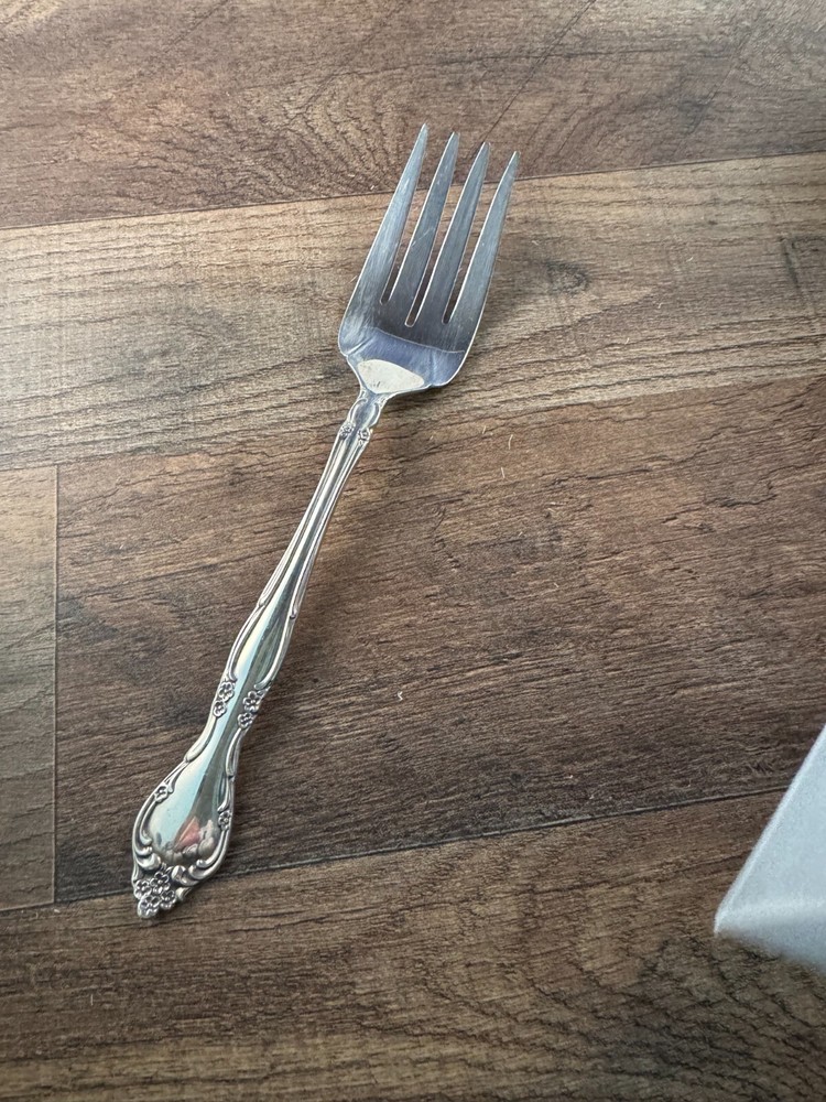 Community Plate Silverplated Salad Fork Affection Pattern