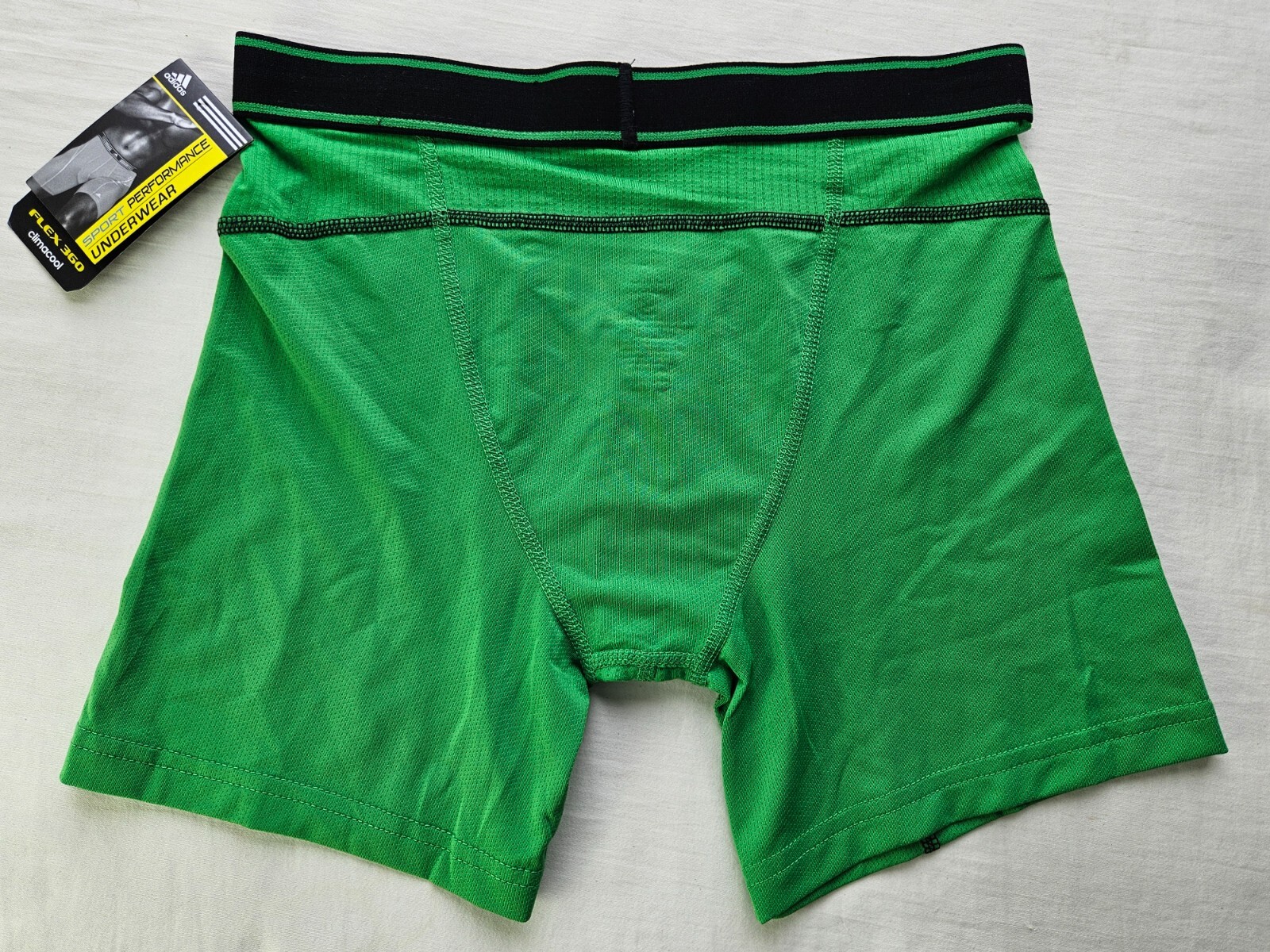 Adidas Men's Boxer Briefs S 28-30 Blue Green Gray Performance Climacool Flex 360