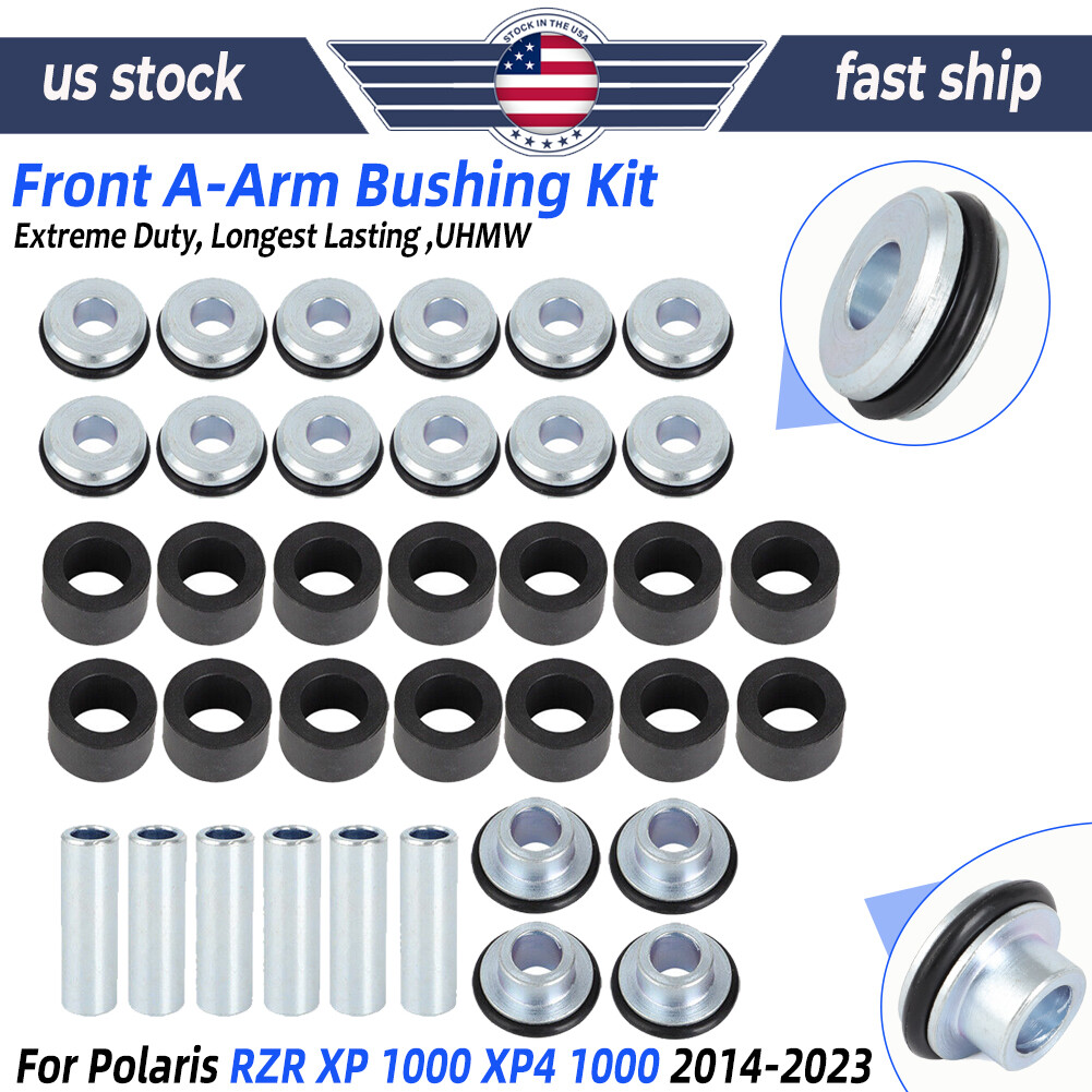 For Polaris RZR XP 1000 A-Arm Bushing Kit Extreme Duty, Longest Lasting ,UHMW