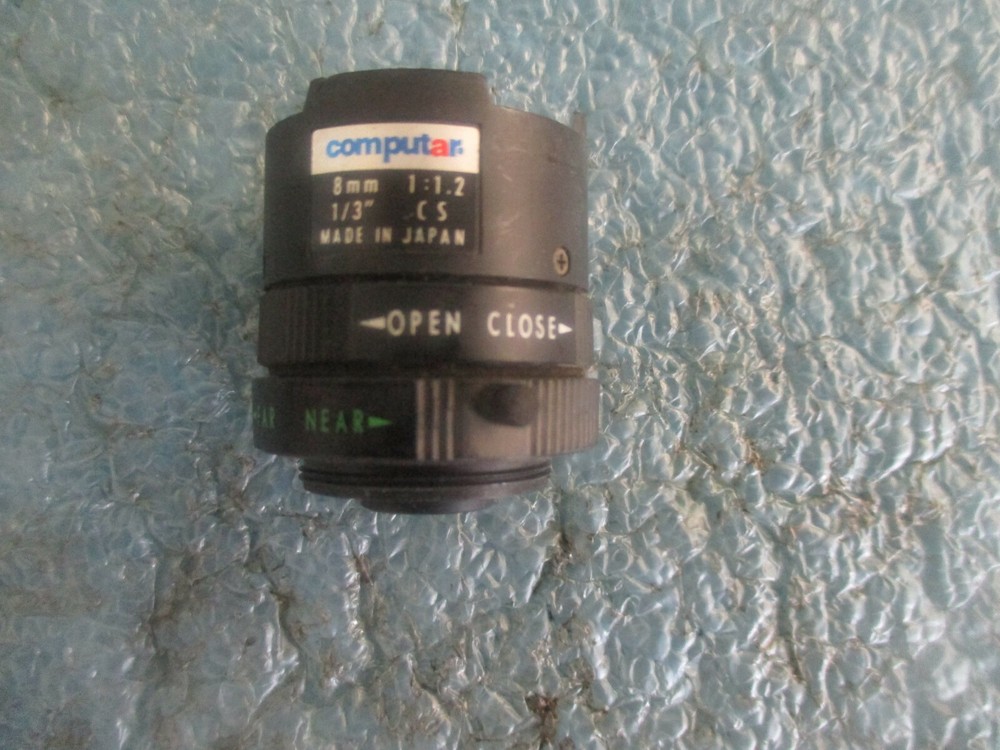 Computar 8mm, 1:1.2. 1/3" TV Lens