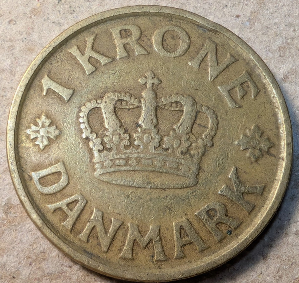 Denmark 1 krone 1925