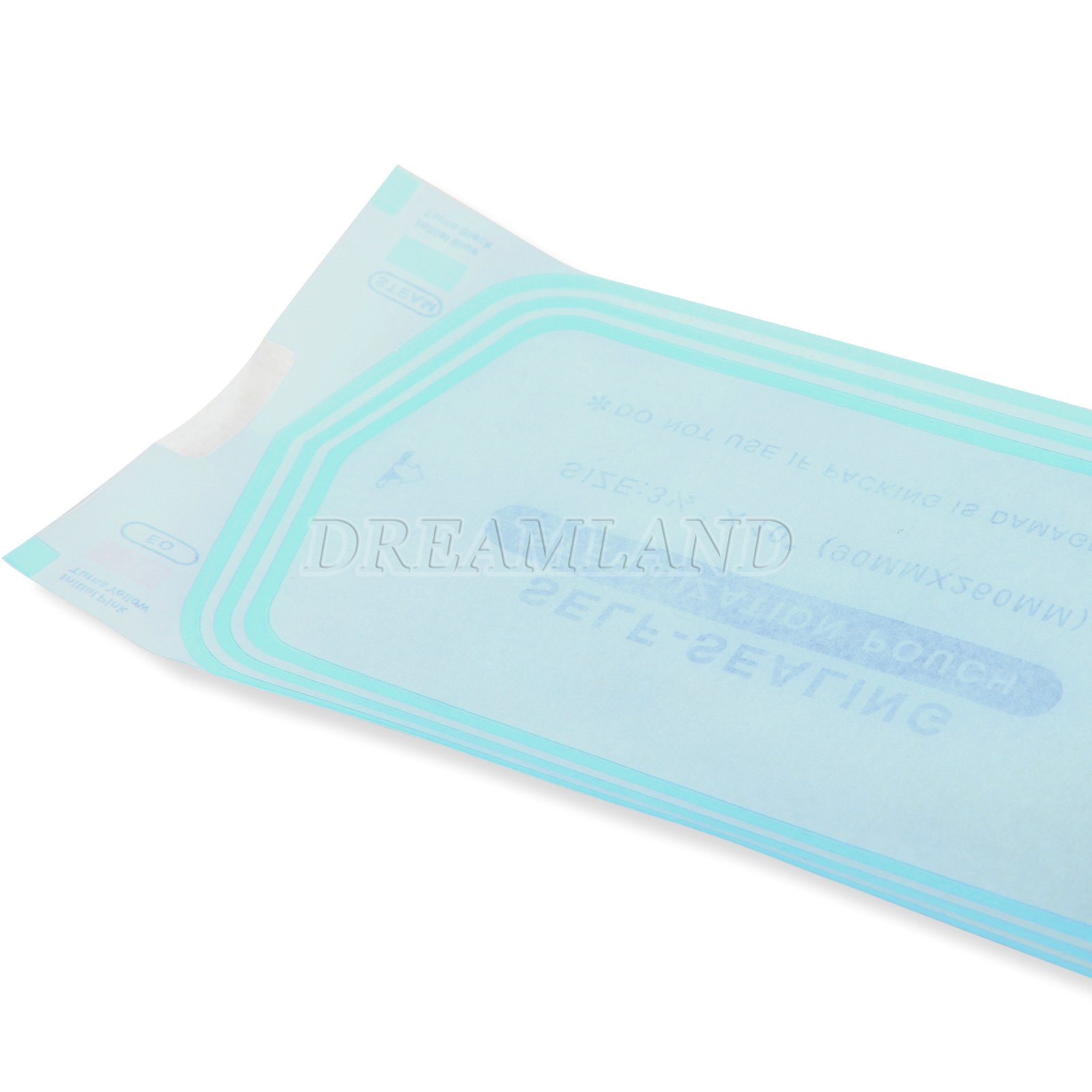 200PCS Self Seal Pouch Sterilization Bag Pouches Dental Medical 3.5" x 10"