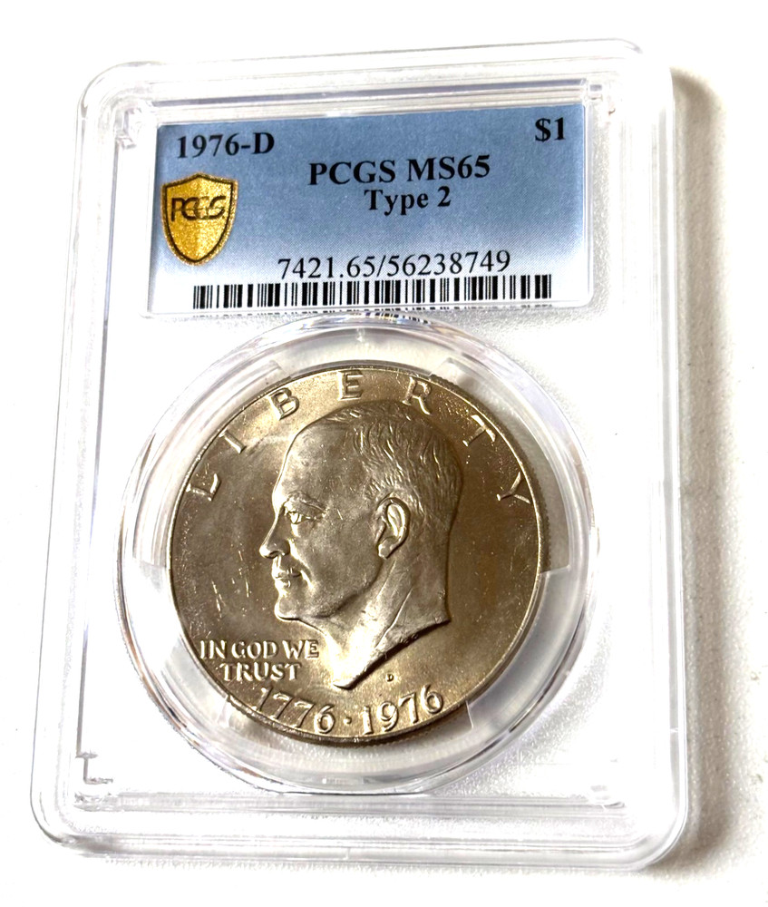 1976-D EISENHOWER TYPE 2 DOLLAR  PCGS MS 65