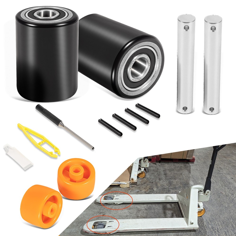 Fit for Crown PTH50 Pallet Jack Front Load Wheels Replacement Kit