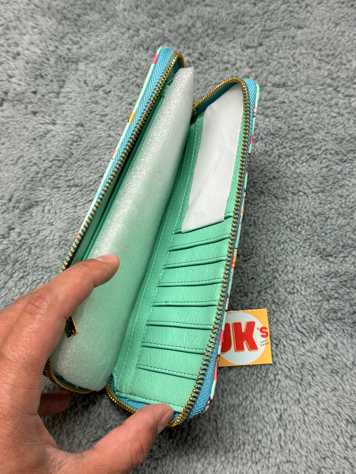 NEW Disney Loungefly Wallet Play In The Park Mickey And Friends Attractions