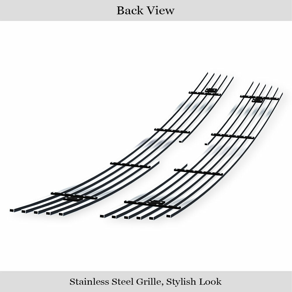 Fits 01-02 Chevy Silverado 2500/3500 Upper Stainless Chrome Billet Grille Insert