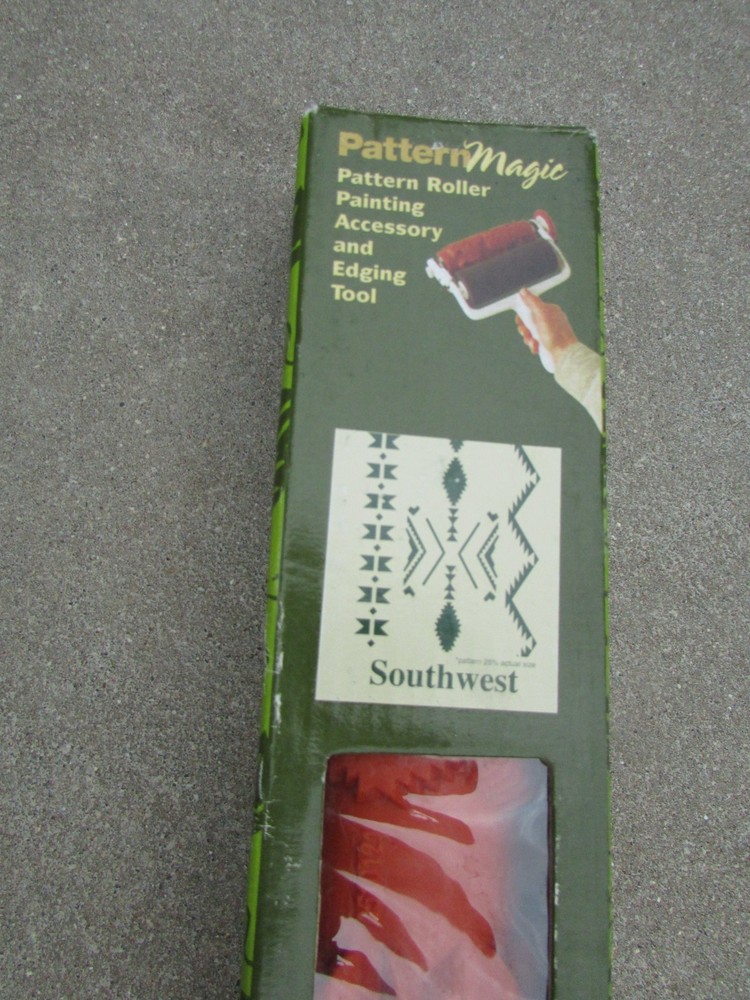 Pattern Magic Wagner Wall Effects SOUTHWEST Design Roller & Edging Tool Paint