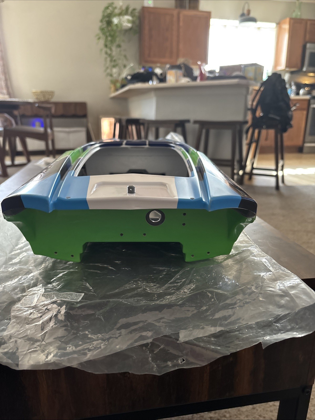 Traxxas 5786G Hull, DCB M41, green-x graphics (fully assembled)