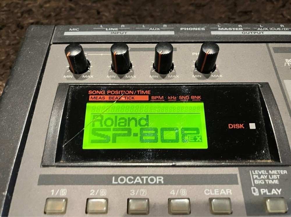 Roland SP-808 Groove Sampling Machine Recorder Sampler Drum Good GP