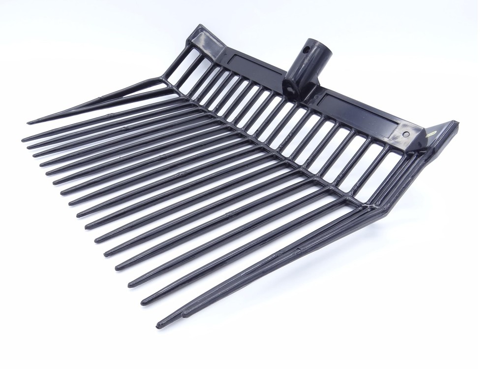 Manure, Stable Pitch Fork Replacement Head (Black 3 Pack)