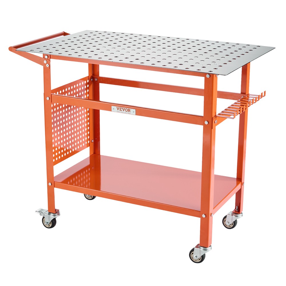 Welding Table 40"x24" Welding Workbench Table with 800LBS Static Weight Capacity