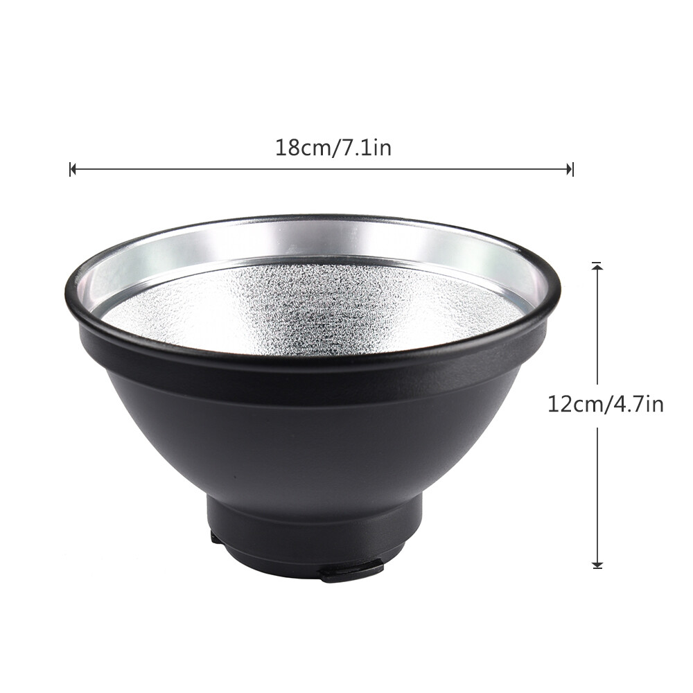 7 Inch/18cm Standard Reflector Diffuser Shade Dish for AD400PRO V4R1
