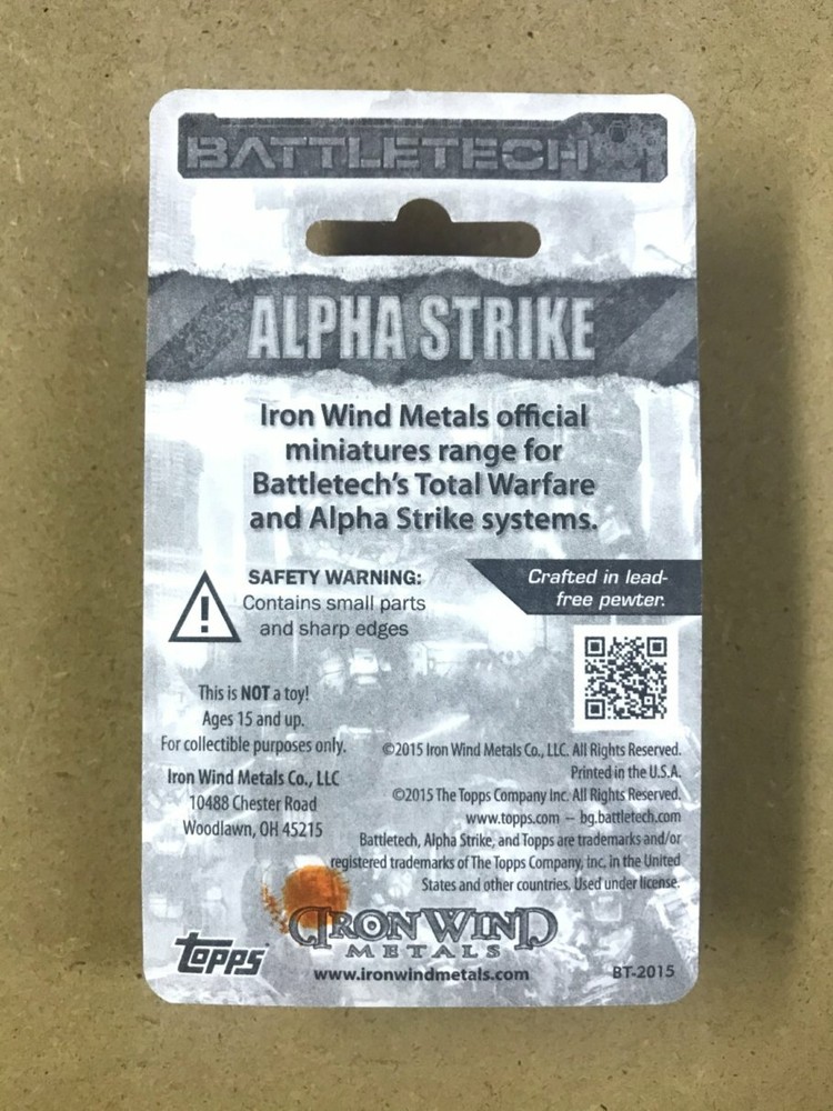Battletech Miniatures - Gladiator "Executioner" Prime 20-393 - Iron Wind Metals
