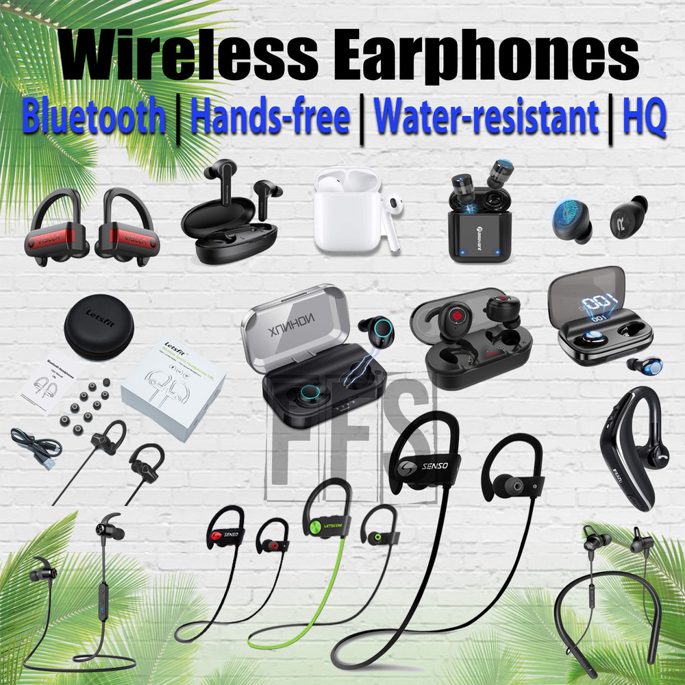 Wireless Earphones Earbud Bluetooth In-Ear lot Charger iPhone Android All Colors