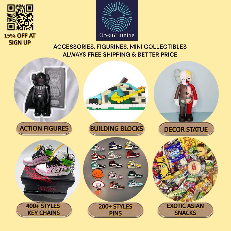 Best Quality Jordan 3D Mini Sneaker Keychain, Shoe Box, Display Box Option