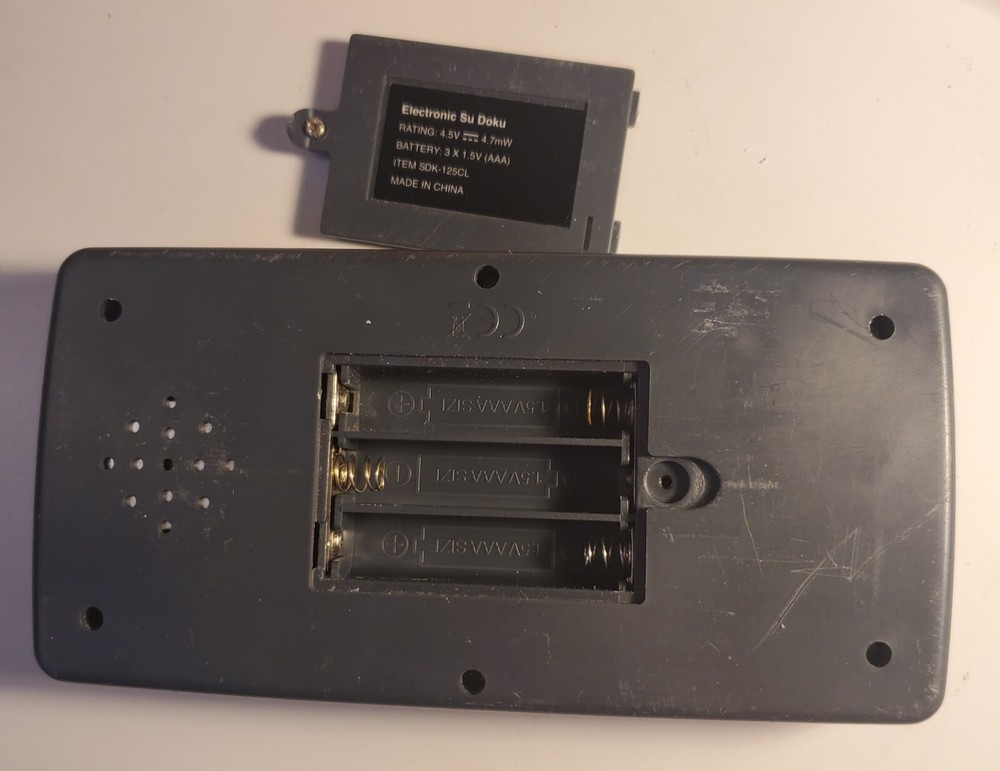 Su Doku Small Electronic HANDHELD Game Maximo Concepts