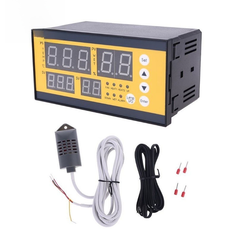 Automatic Egg Incubator with Dual Heating Digital Temperature Humidity Control