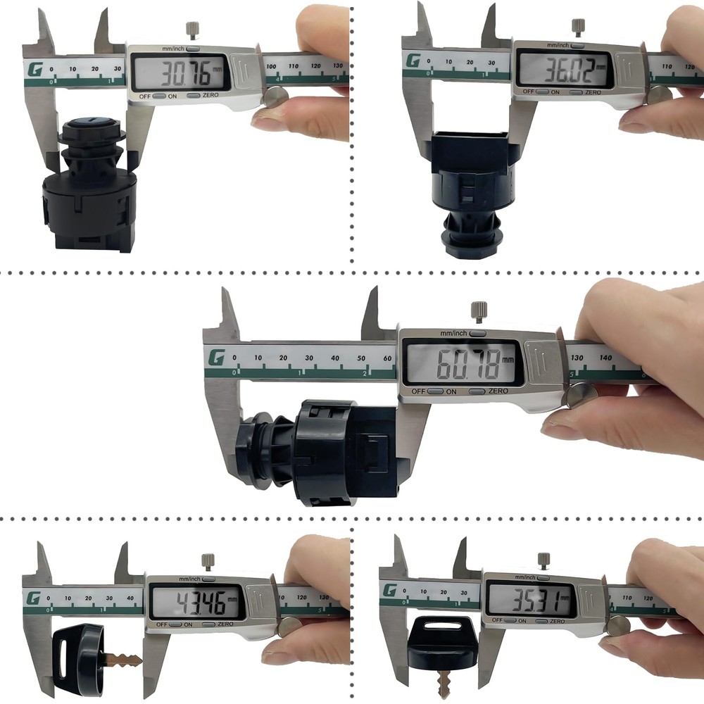 Replace 5504012166 SUKECA Ignition Switch Key 4 Position 6 Pin Fits for...