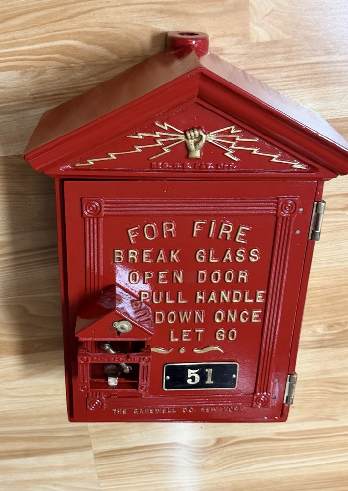 Antique Gamewell Fire Alarm Box