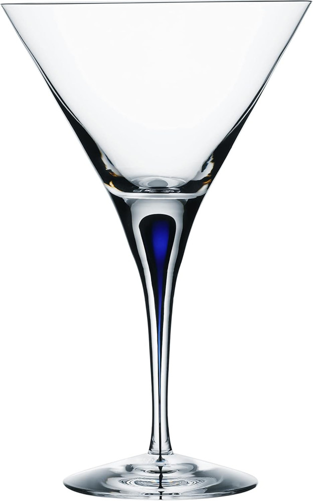 Blue Intermezzo 7 Ounce Martini Glass