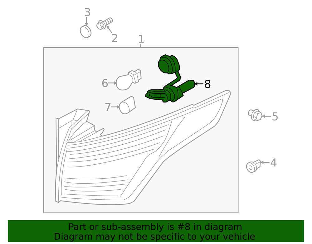 Genuine Ford Socket & Wire CJ5Z13410A
