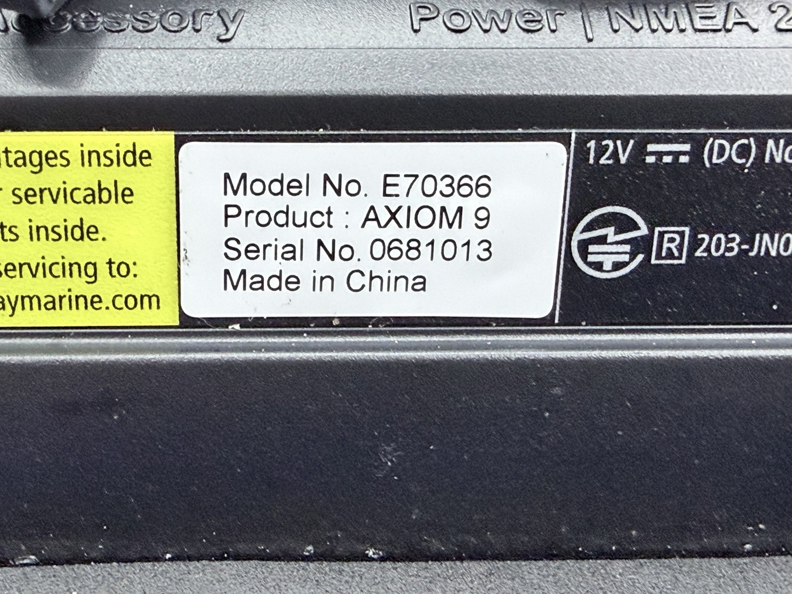 Raymarine Axiom 9 GPS Chartplotter Multifunction Display- Tested & Warranty