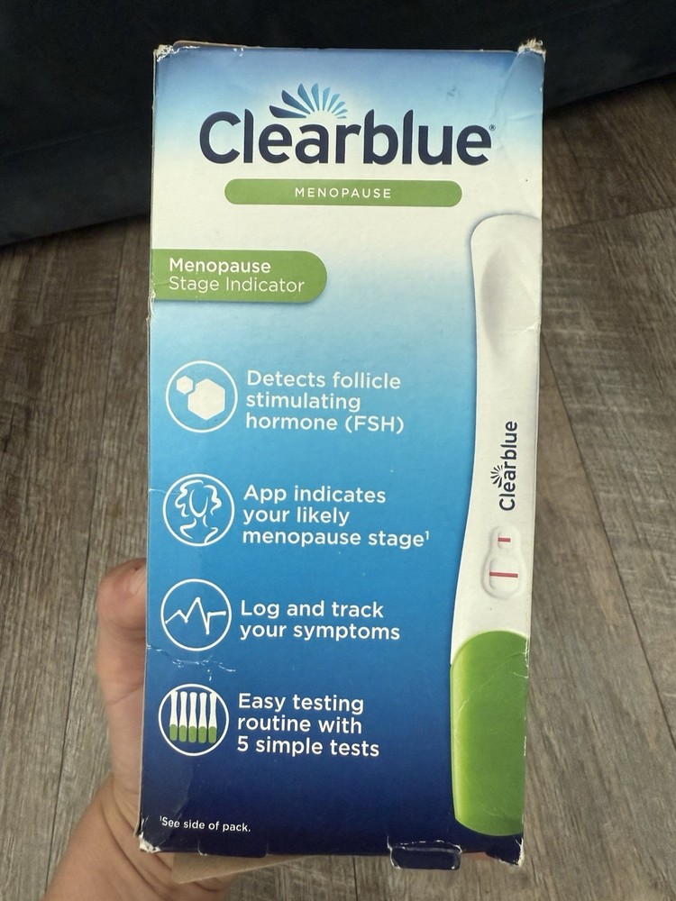 BEAND NEW 5ct Clearblue Menopause Stage Indicator Test Sticks, Sealed Pack