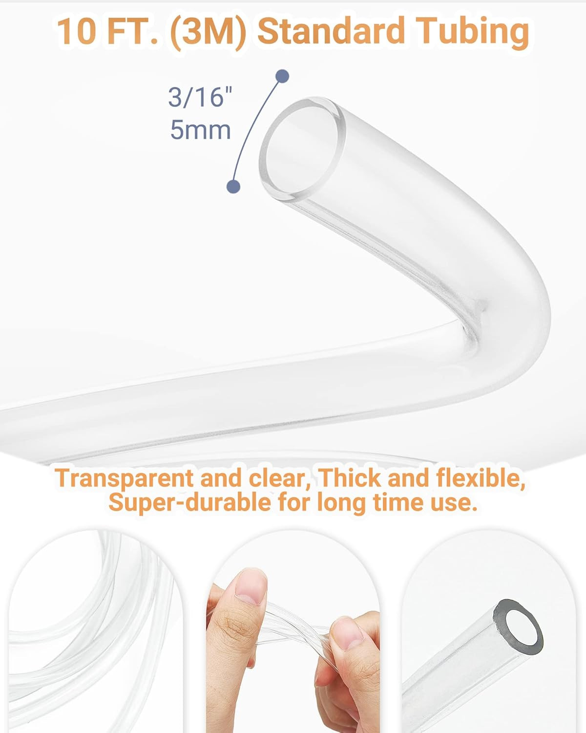 Aquarium Air Pump Accessories Kit with Standard Tubing, Air Stones, Check Valves