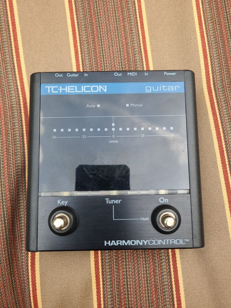 TC Helicon Harmony Control Guitar Controller Vocal Effect Pedal + Power Supply