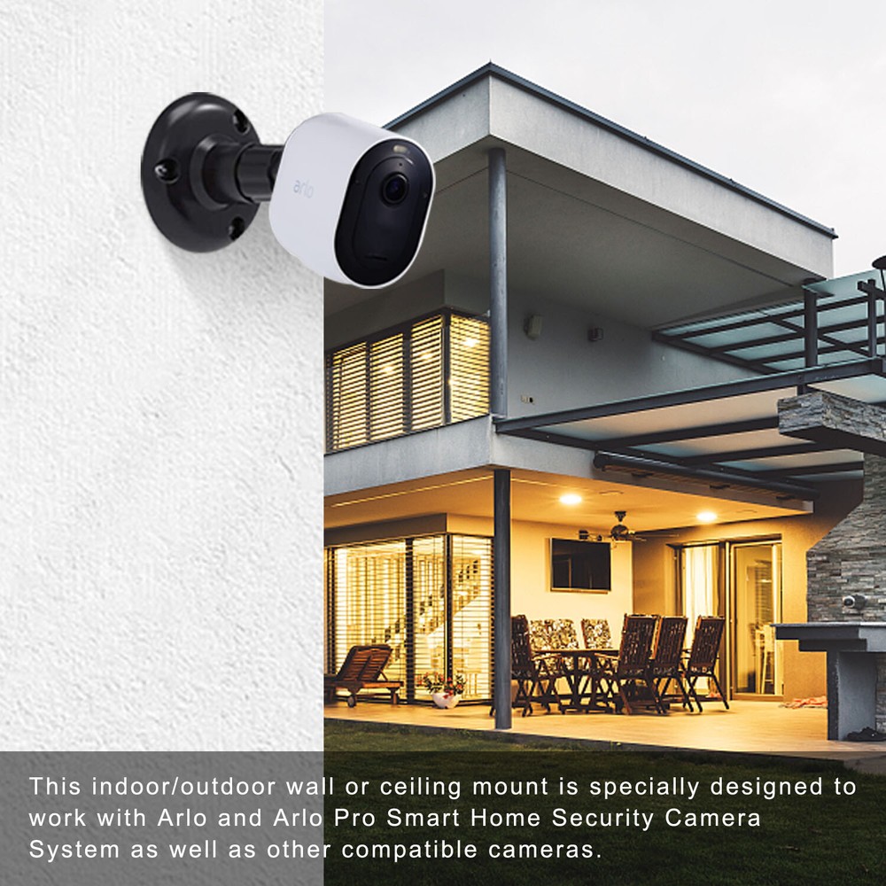 For Arlo Pro Adjustable Security Wall Camera Mount Bracket Outdoor Indoor 4-Pack