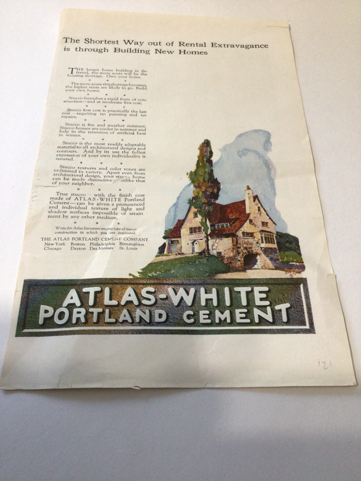 1921 Ward's Lemon Crush Magazine Advertising Page