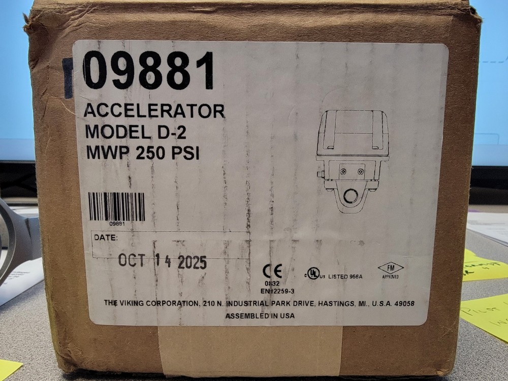 Viking D-2 Accelerator 09881 Unused