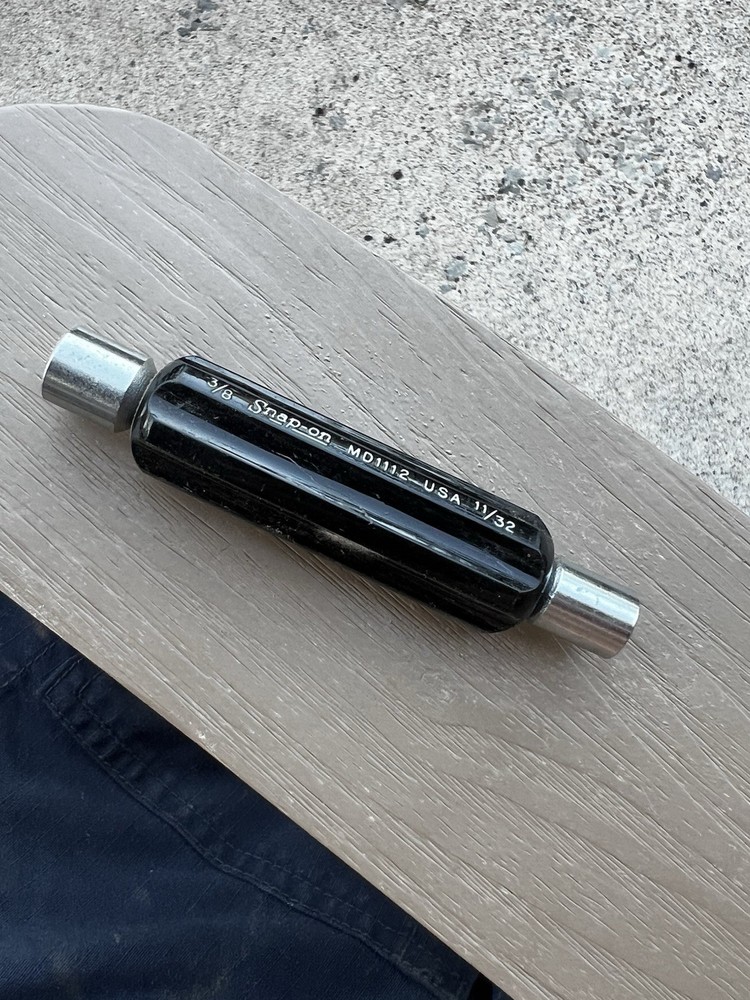 Snap-On Tools Double Ended Socket Driver Tool 3/8" x 11/32" MD1112 USA