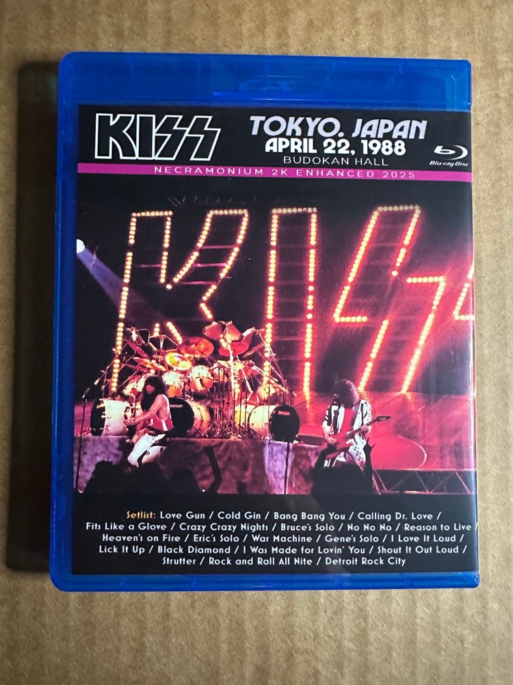 KISS - Live in Japan 1988 Remastered Blu-ray Bruce Kulick Paul Gene Simmons