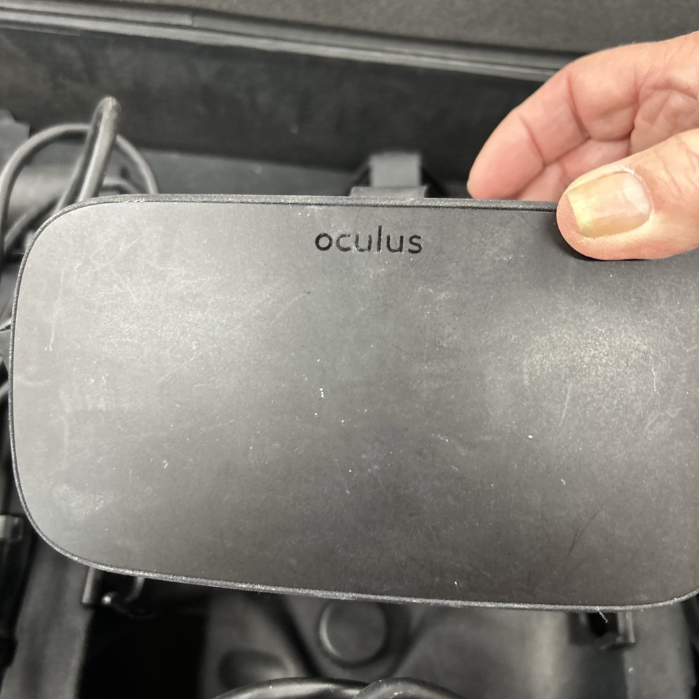 Oculus Rift CV1 VR Virtual Reality Headset System Two Sensors Tested Works