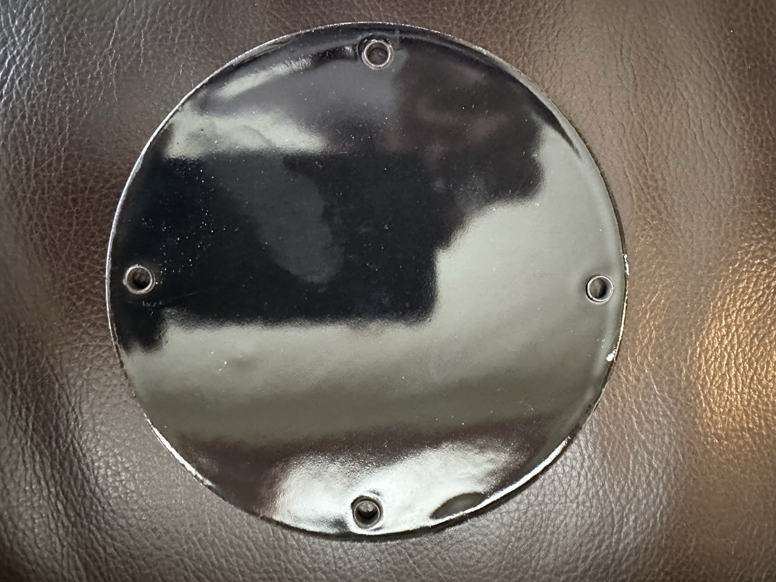 Vintage Round 5" Porcelain Coca Cola Soda Door Push Pull Enamel Steel Sign