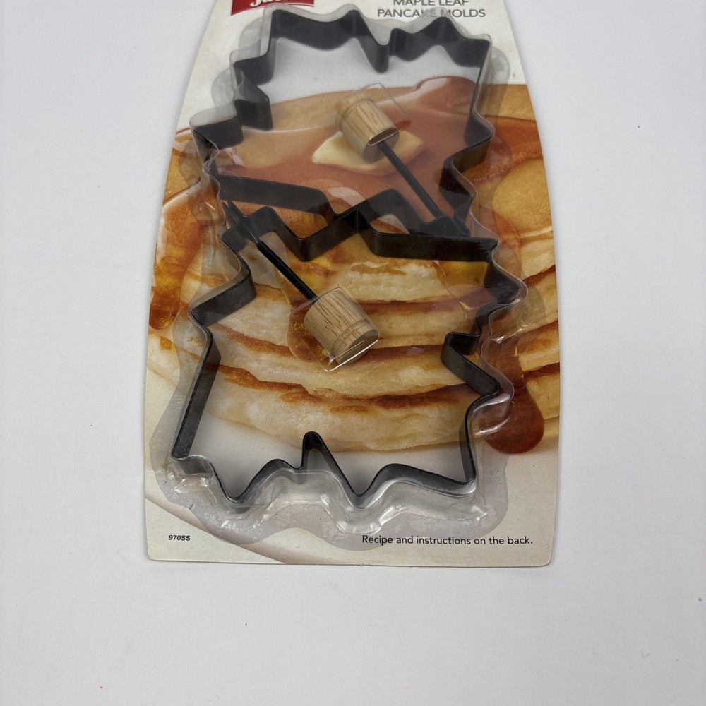 Hungry Jack Maple Leaf Pancake Mold Nonstick Egg Ring Set New
