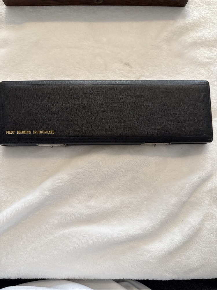 Vintage Pilot Drawing Instruments Drafting Compass Set in Case