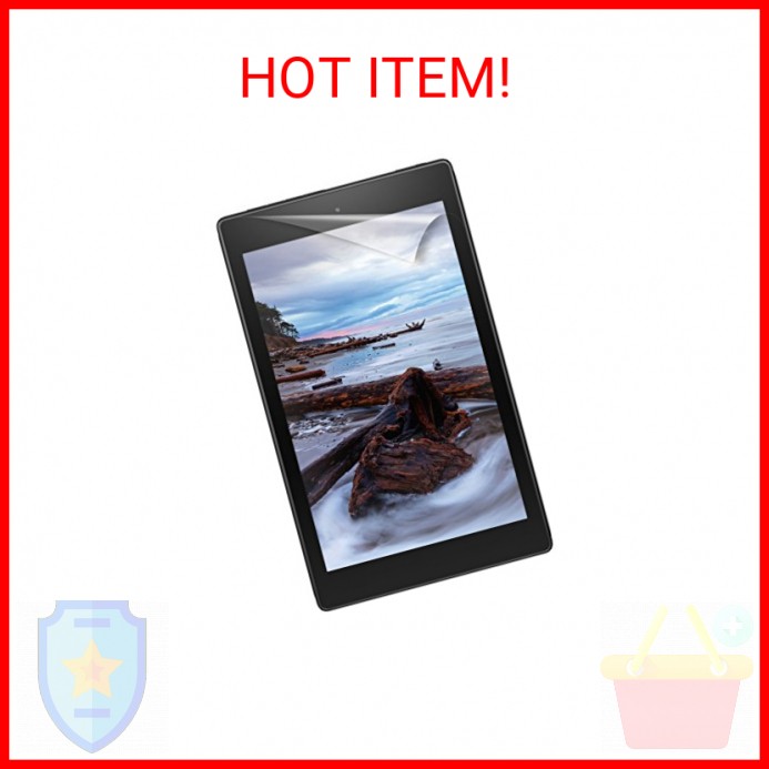 NuPro Fire HD 8 Screen Protector Kit (2-Pack), Clear