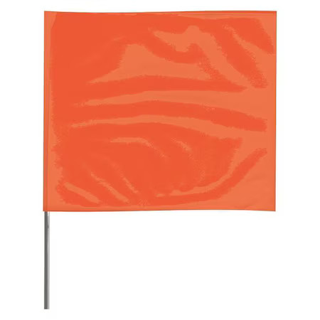 Marking Flag, Solid, 100 Pk, 4515Og-200
